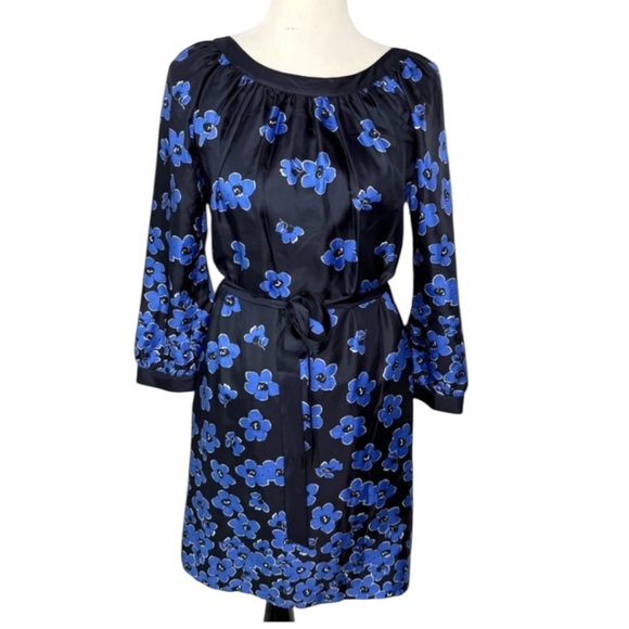 Vineyard Vines Atlantic Floral Silk Dress 8 - Picture 3 of 10